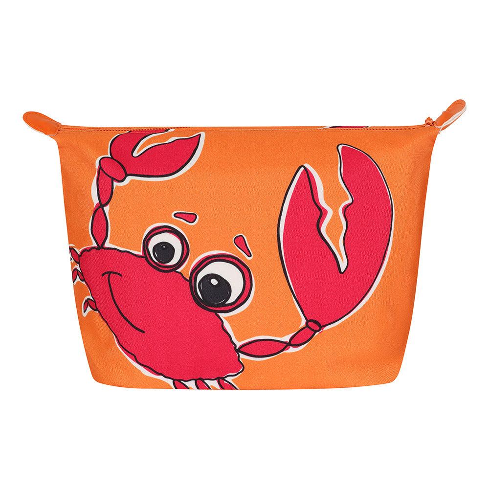 Cosmetic and Wash Bag Pair - Crab