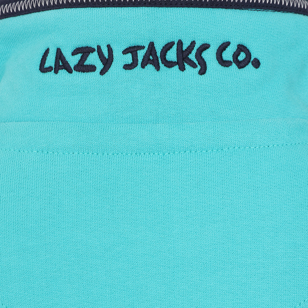 LJ40C - Boy's 1/4 Zip Sweatshirt - Aquarius