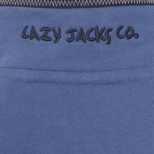 LJ40C - Boy's 1/4 Zip Sweatshirt - Denim