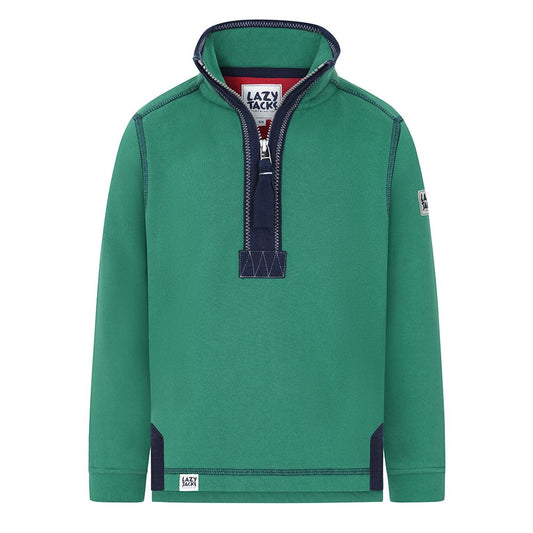 LJ40C - Boy's 1/4 Zip Sweatshirt - Fern