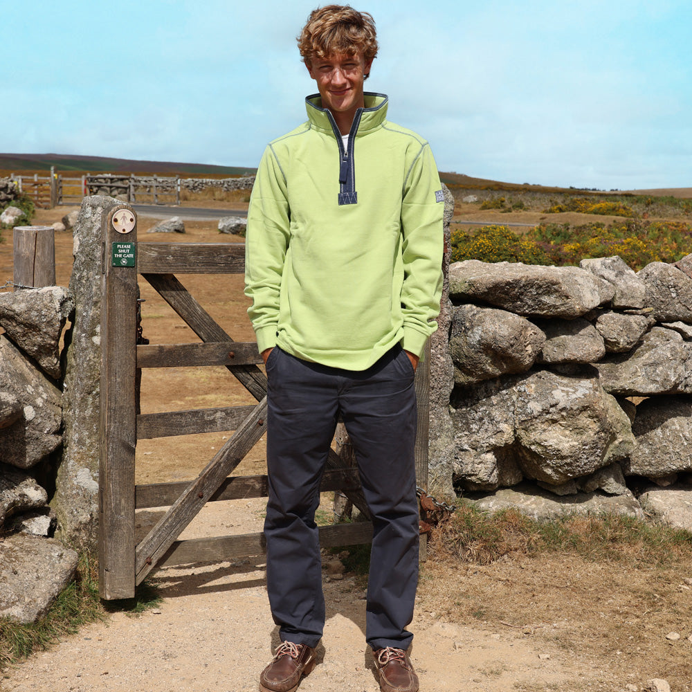 LJ40 - Quarter Zip Sweatshirt - Lime