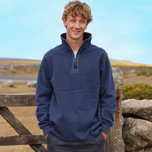 LJ40 - Quarter Zip Sweatshirt - Marine