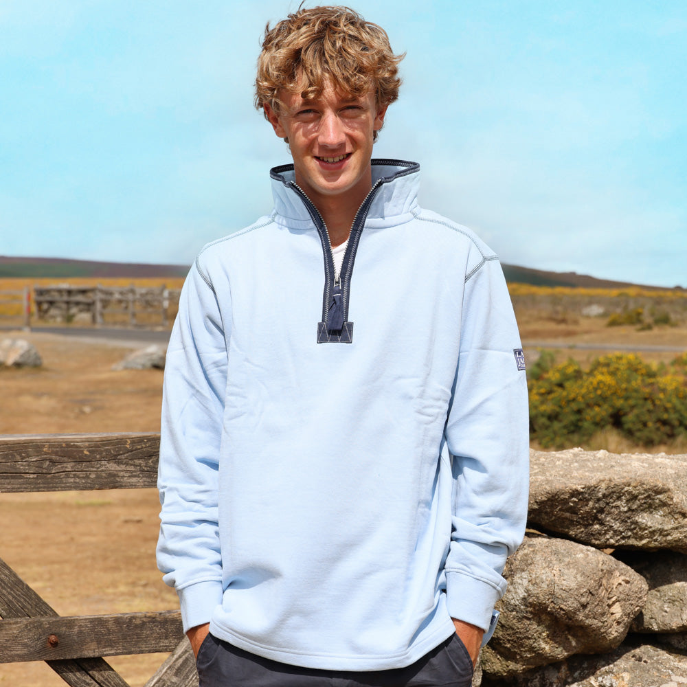 LJ40 - Quarter Zip Sweatshirt - Sky