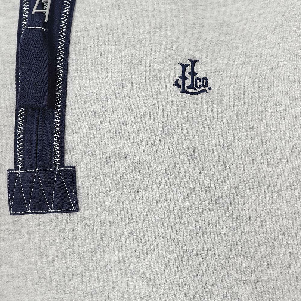 LJ40 - Men's Quarter Zip Sweatshirt - Grey Marle