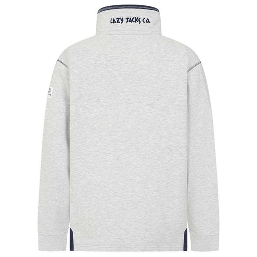 LJ40 - Men's Quarter Zip Sweatshirt - Grey Marle