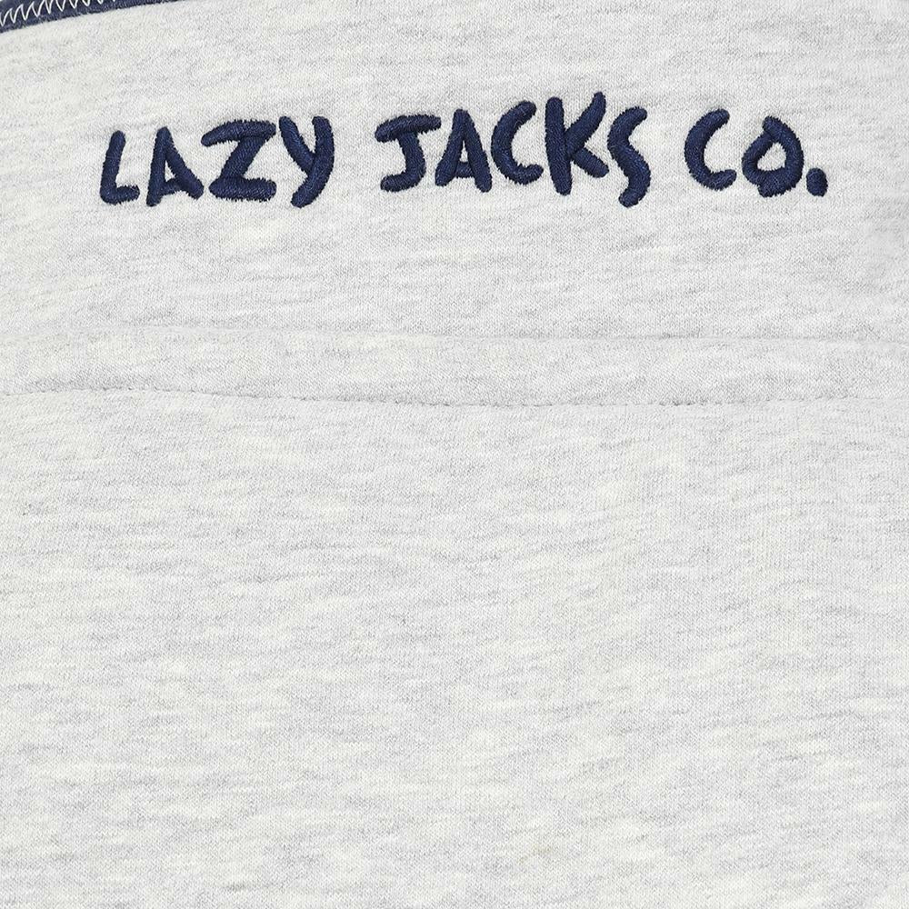 LJ40 - Men's Quarter Zip Sweatshirt - Grey Marle