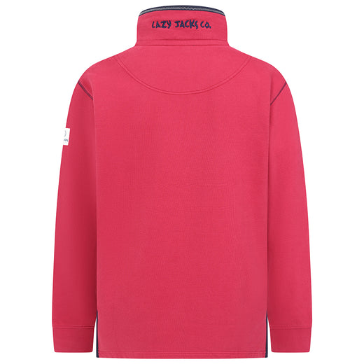 LJ40 - Quarter Zip Sweatshirt - Rouge