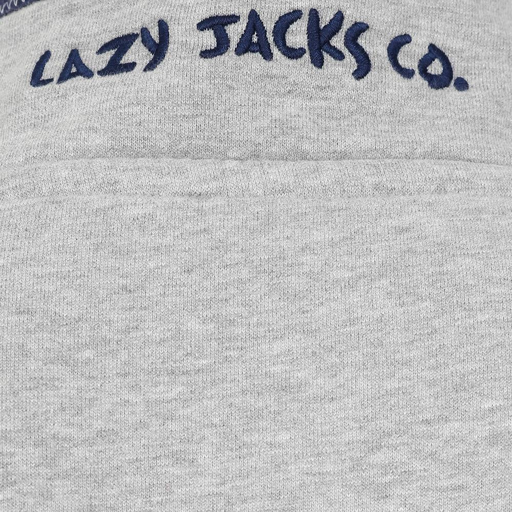 LJ40 - Men's Quarter Zip Sweatshirt - Grey Marle