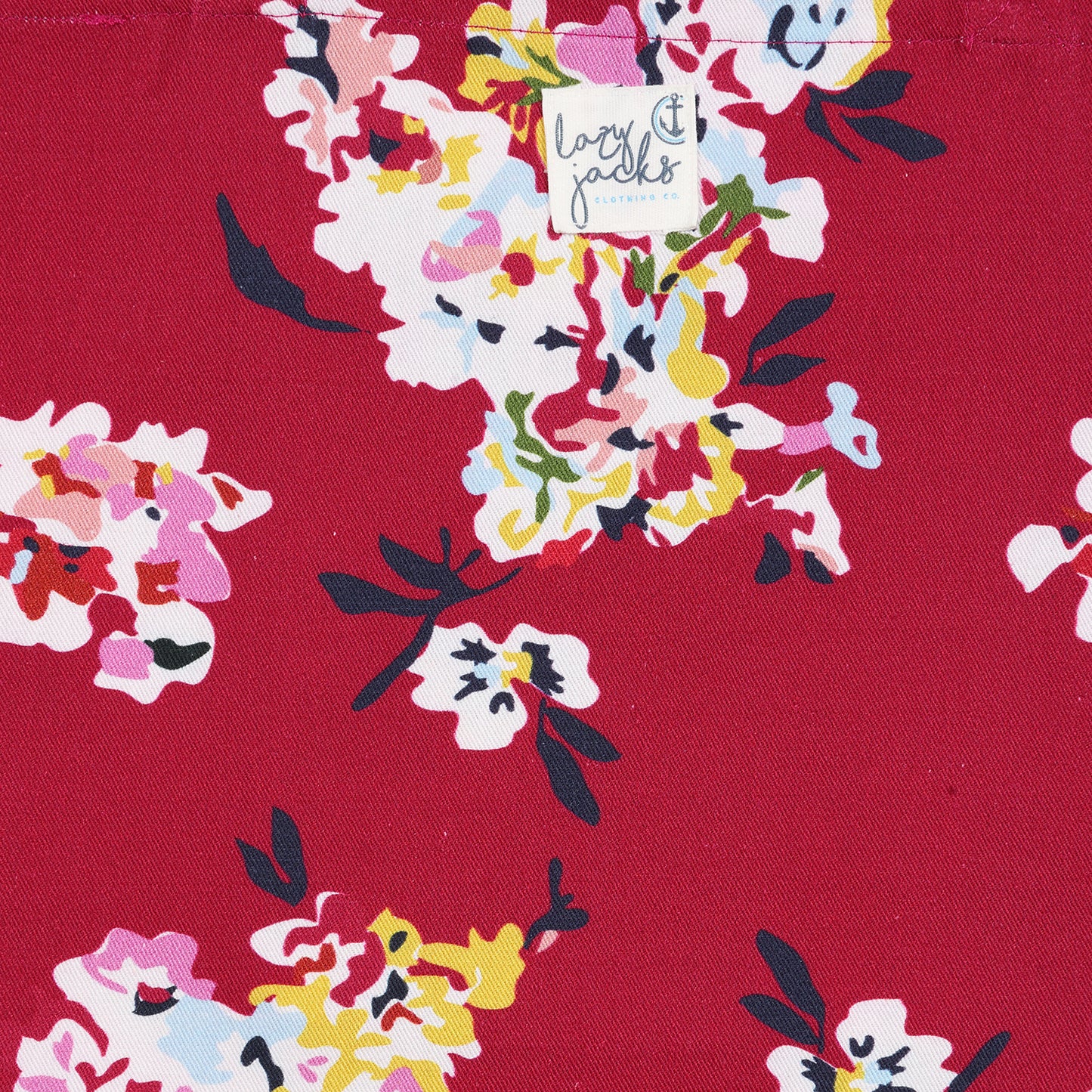 LJ409 - Printed Tote Bag - Wildflower Rouge