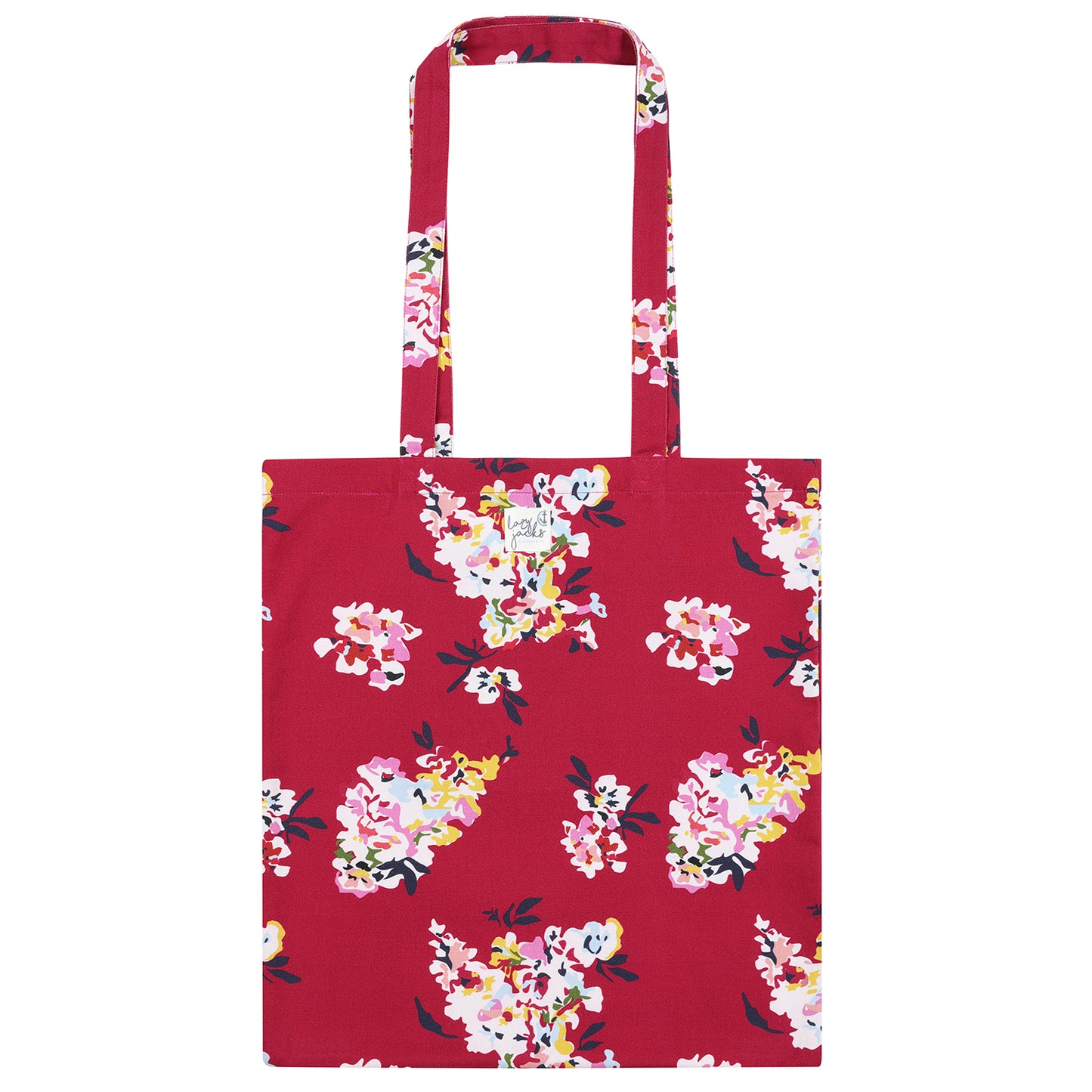 LJ409 - Printed Tote Bag - Wildflower Rouge
