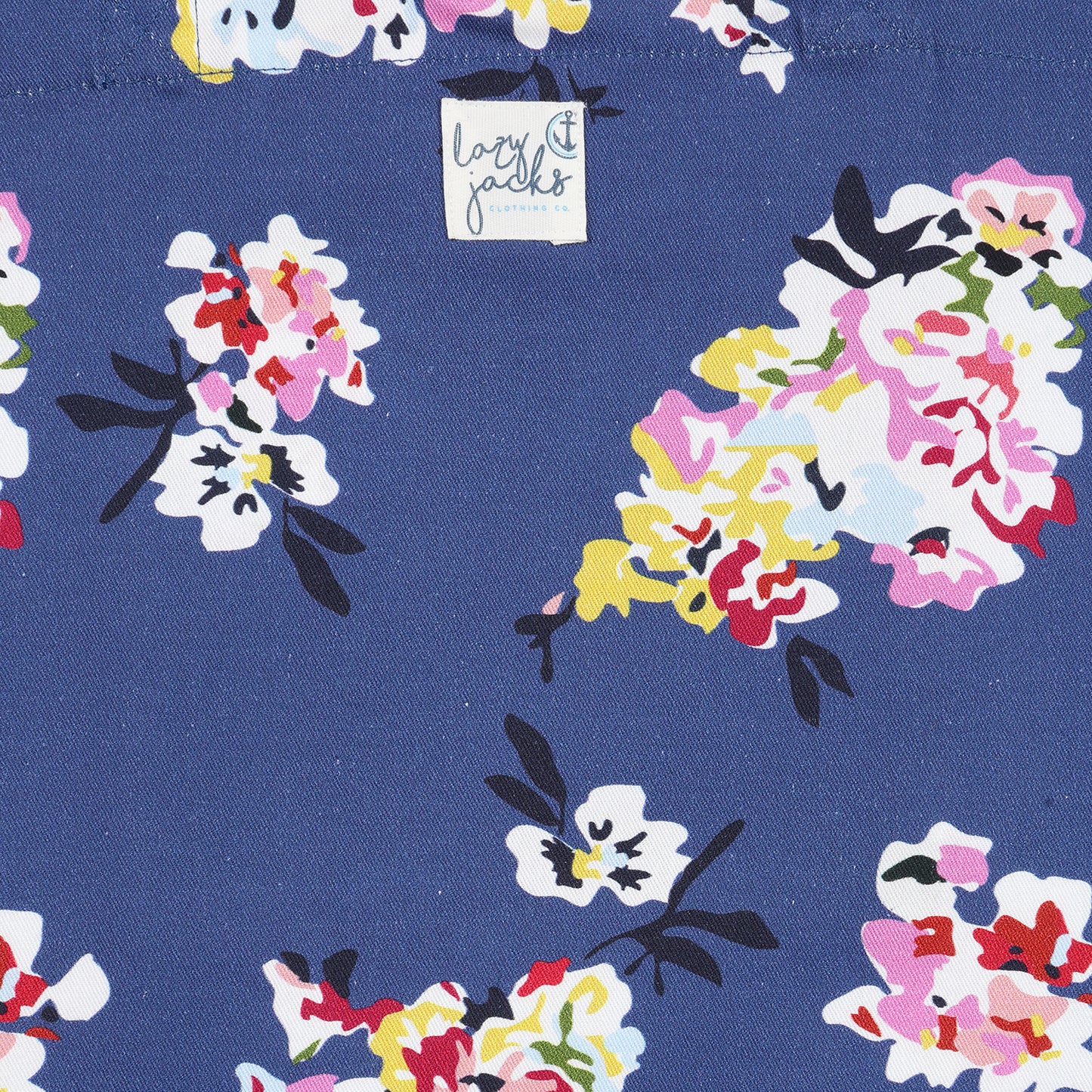LJ409 - Printed Tote Bag - Wildflower Twilight