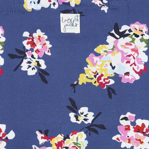 LJ409 - Printed Tote Bag - Wildflower Twilight