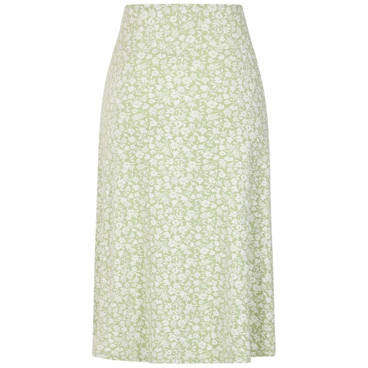 LJ41 - Printed Jersey Skirt - Flora Grass