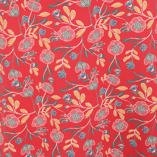LJ41 - Printed Jersey Skirt - Garland Flowers