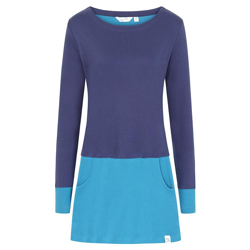 LJ429 - Ladies Long Tunic - Peacock