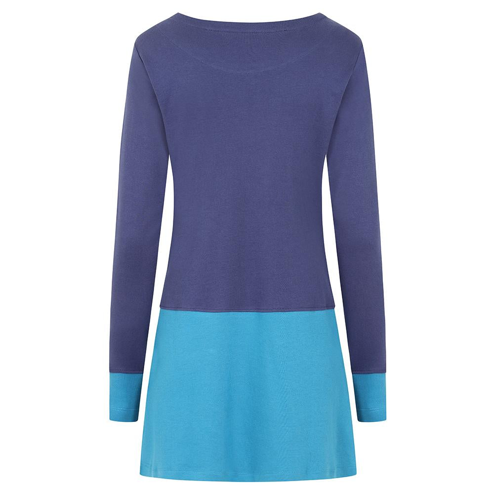 LJ429 - Ladies Long Tunic - Peacock