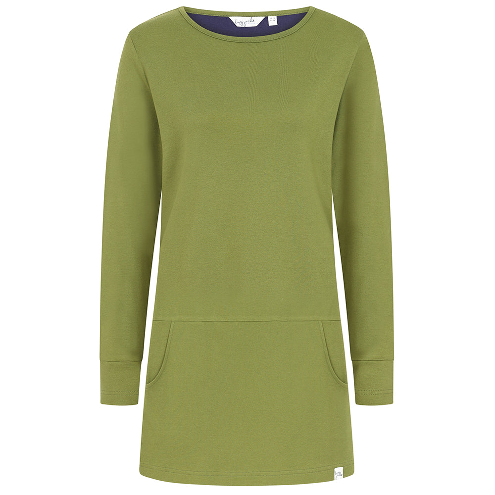 LJ430 - Panel Tunic With Pockets - Sage