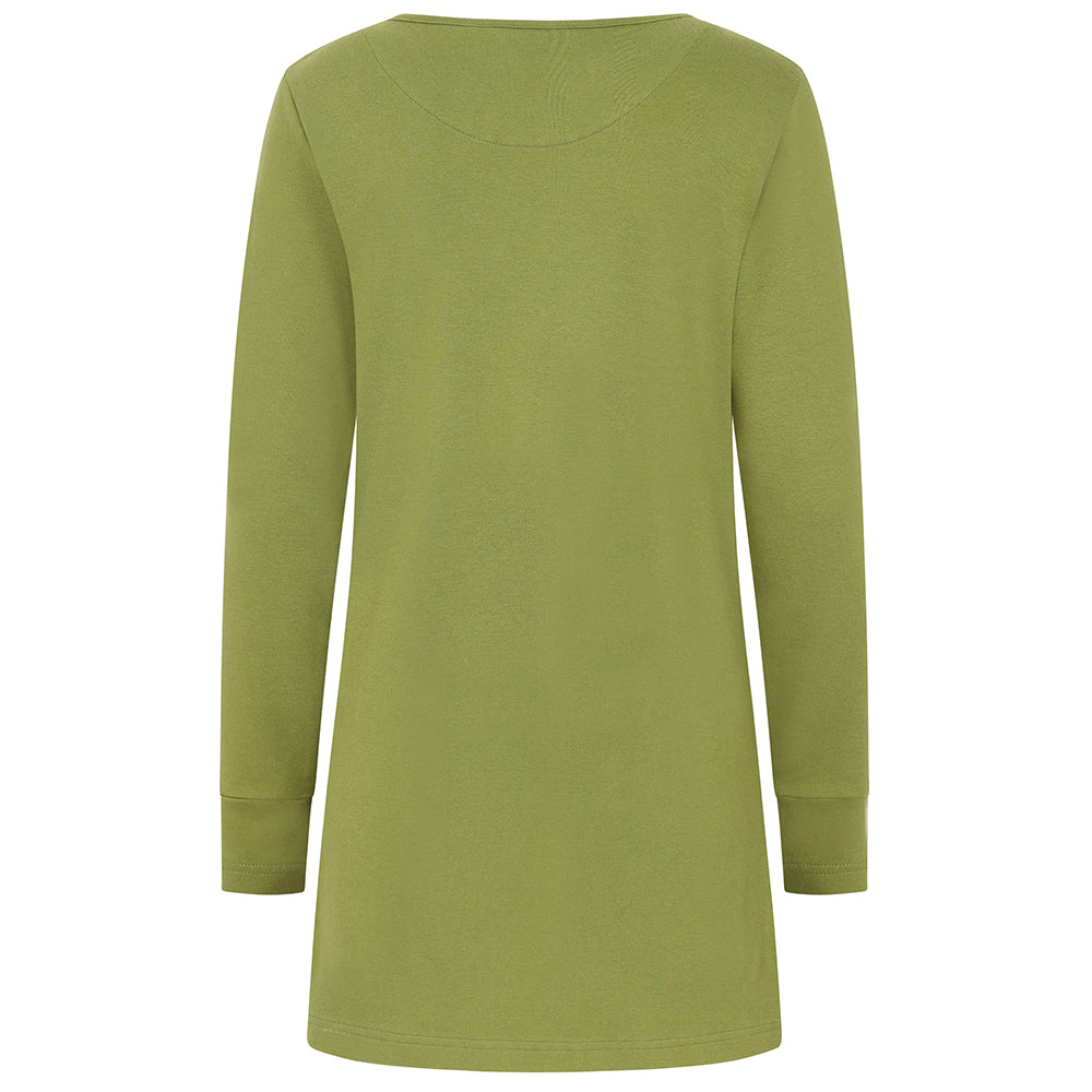 LJ430 - Panel Tunic With Pockets - Sage