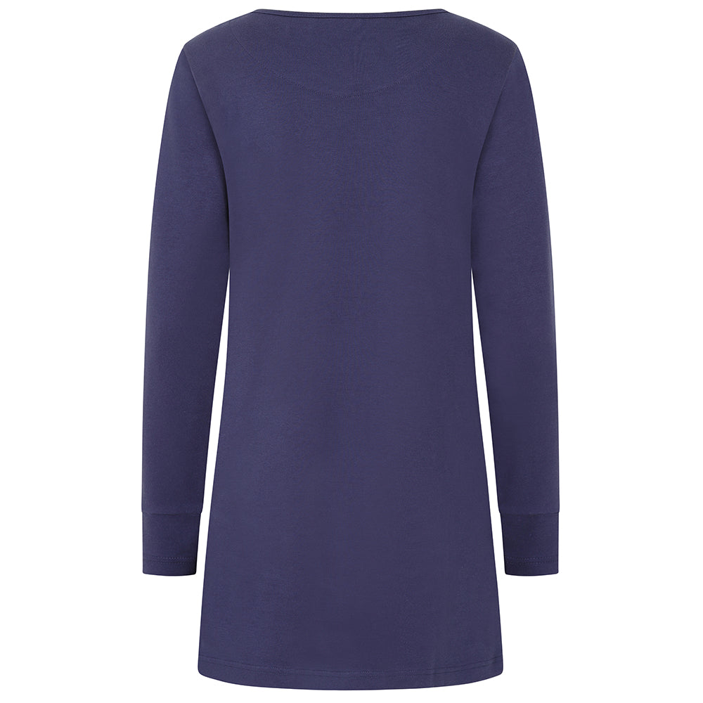 LJ430 - Panel Tunic With Pockets - Twilight