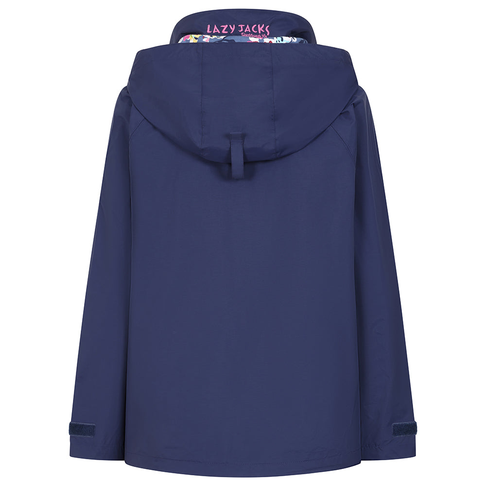 LJ45 - Ladies Waterproof Coat - Marine Posy