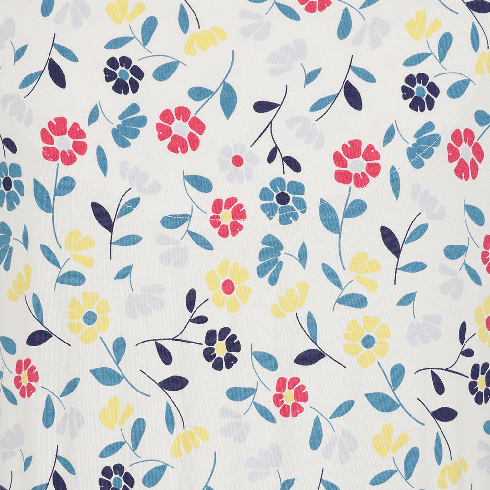 LJ520 - Printed Maxi Dress - Garden Flowers