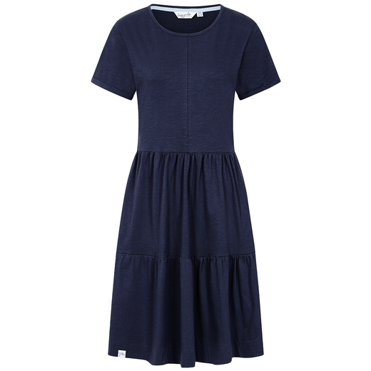 LJ524 - Ladies Tiered Dress - Midnight