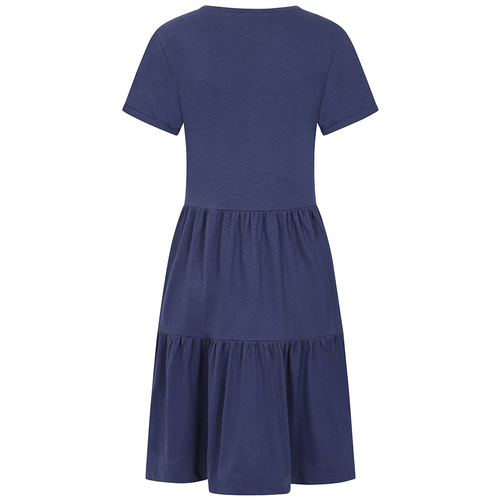 LJ524 - Ladies Tiered Dress - Twilight