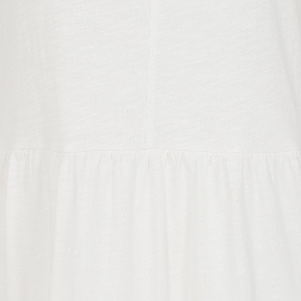 LJ524 - Ladies Tiered Dress - White