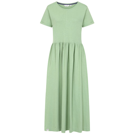 LJ525 - Ladies Long Gathered Dress - Grass