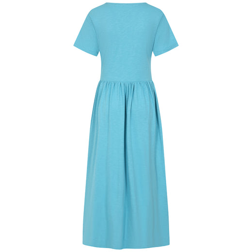 LJ525 - Ladies Long Gathered Dress - Spearmint