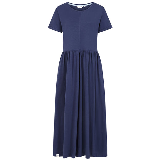 LJ525 - Ladies Long Gathered Dress - Twilight