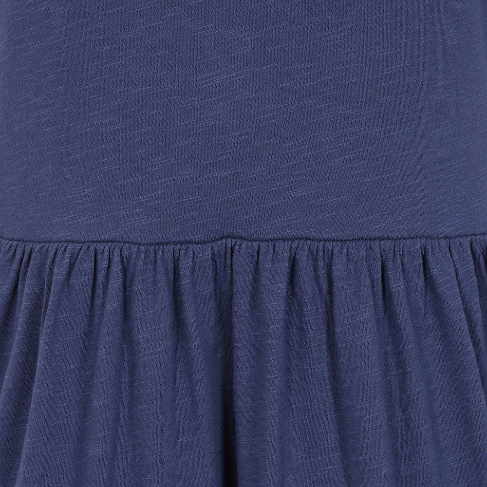 LJ525 - Ladies Long Gathered Dress - Twilight