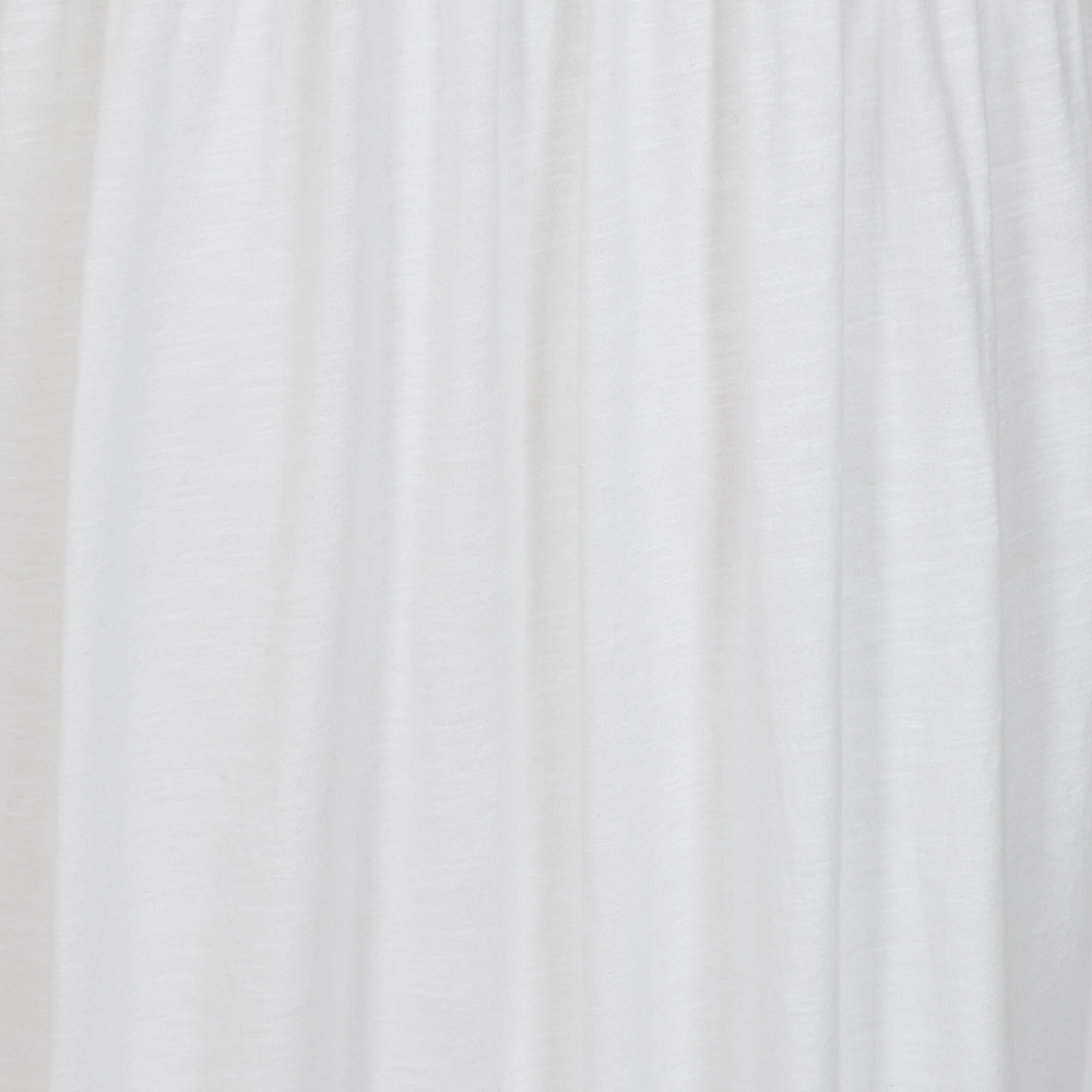LJ525 - Ladies Long Gathered Dress - White