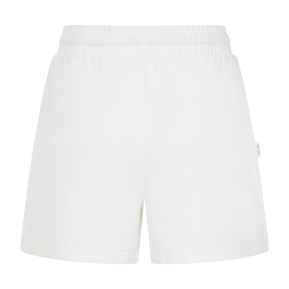 LJ55 - Ladies Jersey Shorts - White