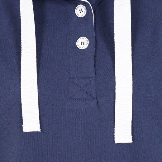 LJ5 - Ladies Button Neck Sweatshirt - Twilight
