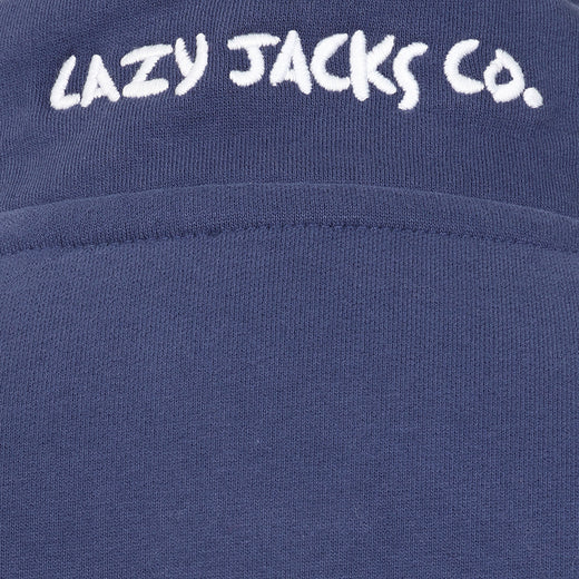 LJ5 - Ladies Button Neck Sweatshirt - Twilight