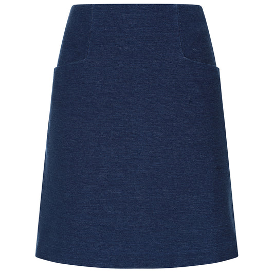 LJ600 - Cotton Skirt - Indigo