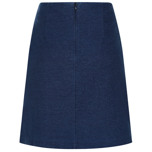 LJ600 - Cotton Skirt - Indigo