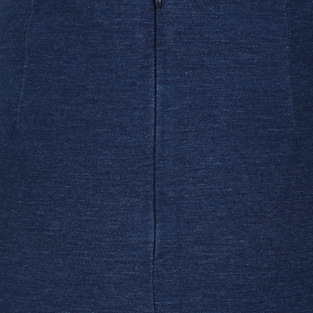 LJ600 - Cotton Skirt - Indigo