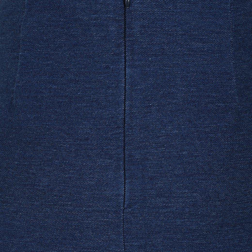 LJ600 - Cotton Skirt - Indigo