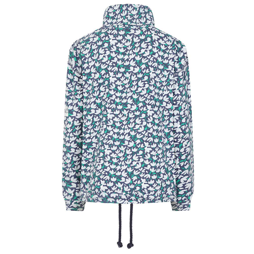 LJ63P - Printed Polo Neck Sweatshirt - Emerald