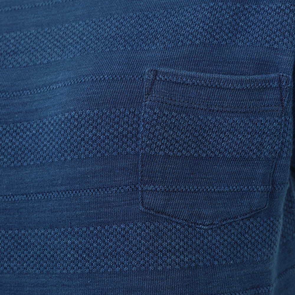 LJ650 - Textured Tee - Indigo