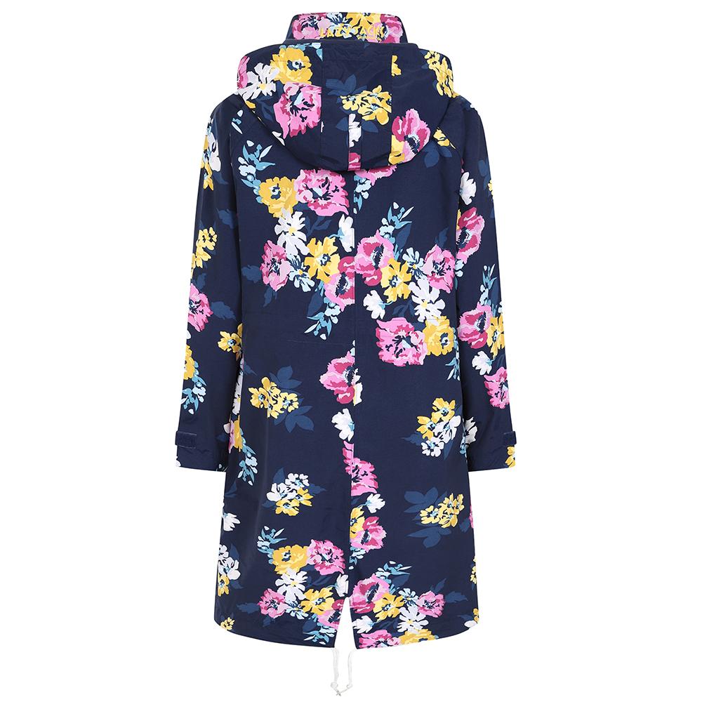 LJ67P - Ladies Longline Waterproof Coat - Posy