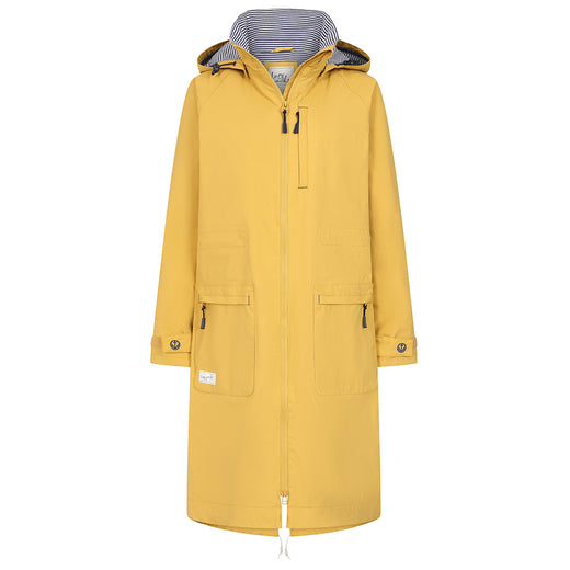 LJ67 - Ladies Longline Waterproof Coat - Heather