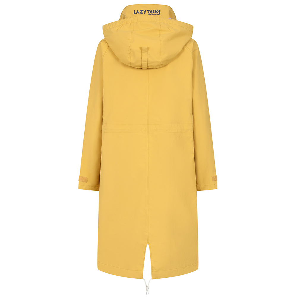 LJ67 - Ladies Longline Waterproof Coat - Heather