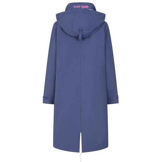 LJ67 - Ladies Long Waterproof Coat - Twilight