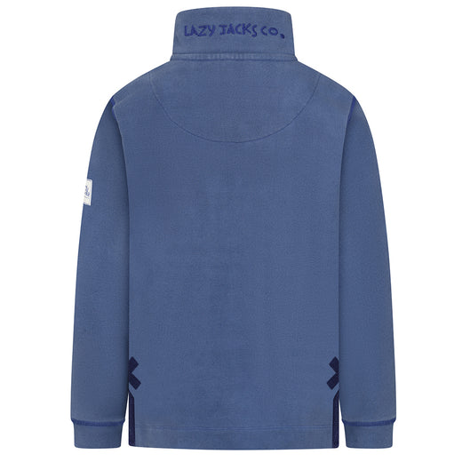 LJ700C - Boys Pique 1/4 Zip Sweatshirt - Denim