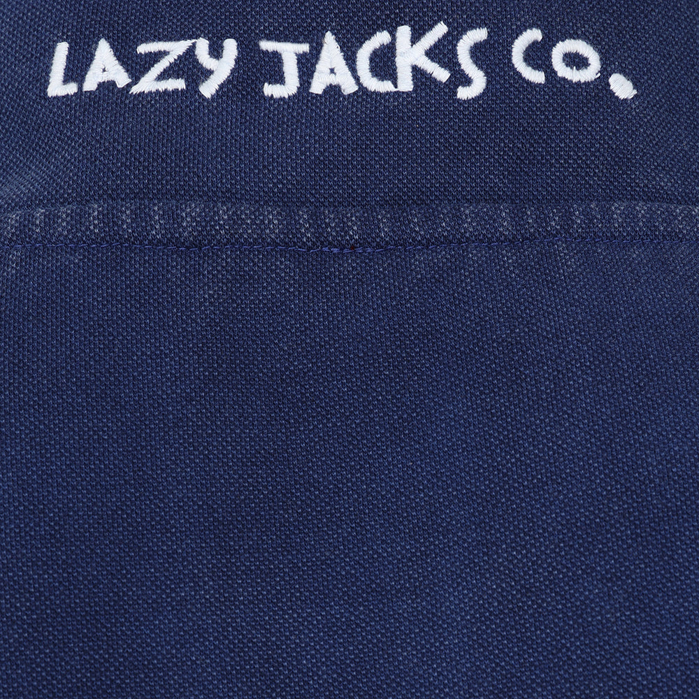 LJ700 - Mens Pique 1/4 Zip Sweatshirt - Marine