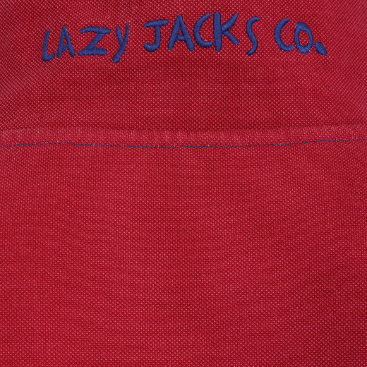 LJ700 - Mens Pique 1/4 zip Sweatshirt - Rouge
