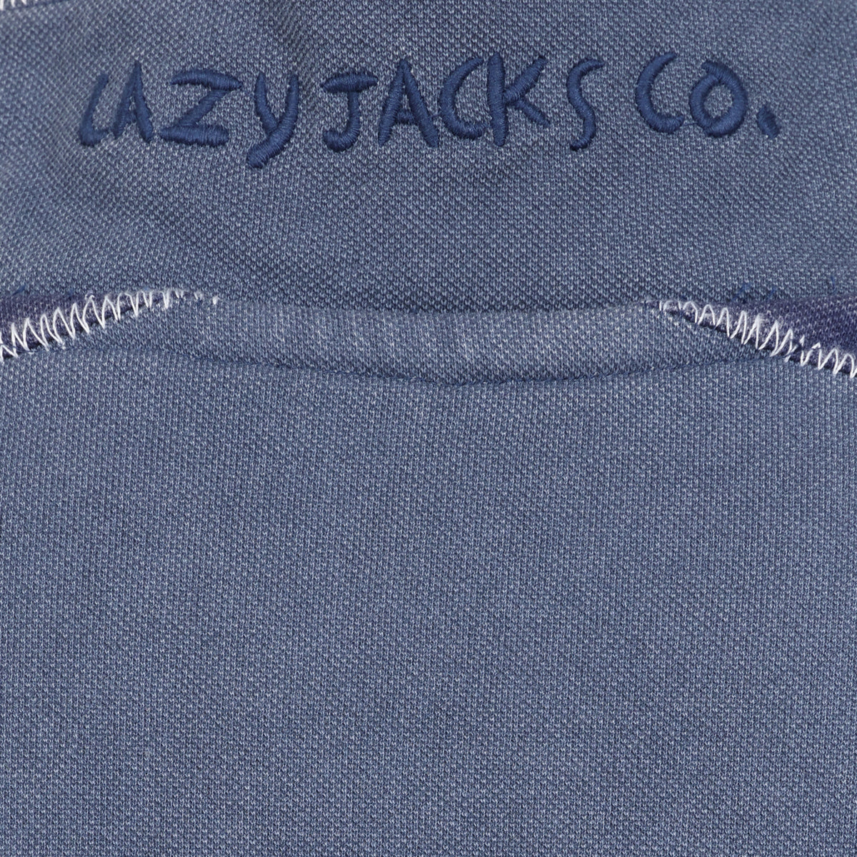 LJ705 - Pique Panel Sweatshirt - Denim